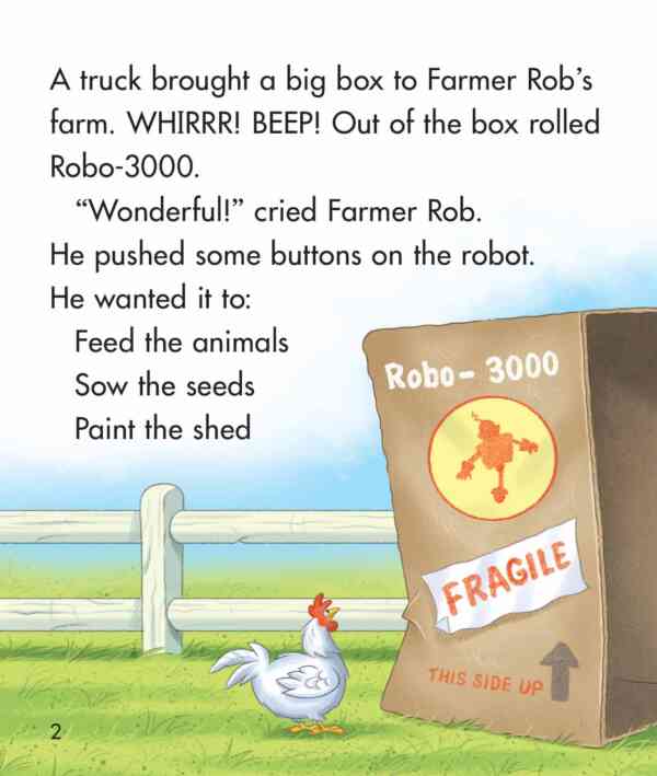 Farmer Rob’s Robot - Level 15, 1x6 books - Image 3