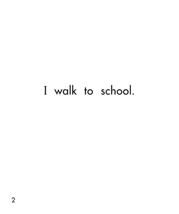 I Walk to School - Level 1, 1x6 books - Image 3