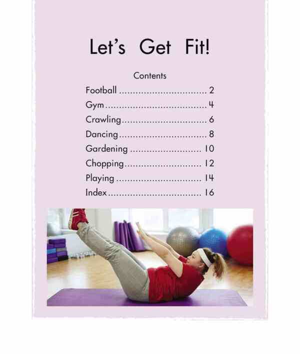 Lets's get Fit! - Level 9, 1x6 books - Image 2