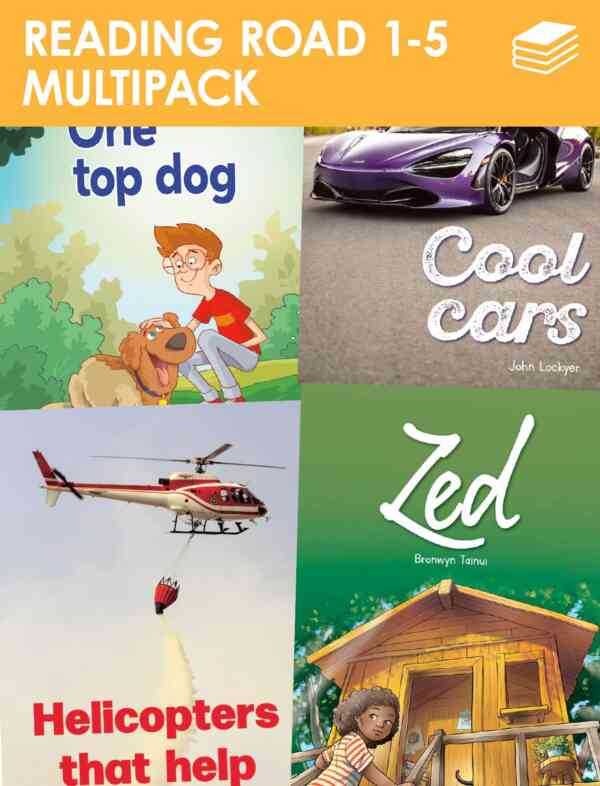 Reading Road 1-5 Multipack, 5 x 50 titles