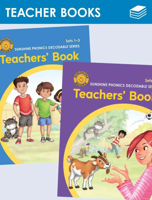 Decodables Series 1 Teachers' Books Sets 1-7, 1 x 2 books