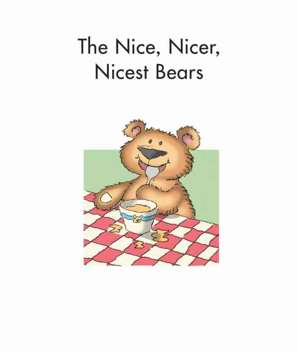 The Nice, Nicer, Nicest Bears - Level 15, 1x6 books - Image 2